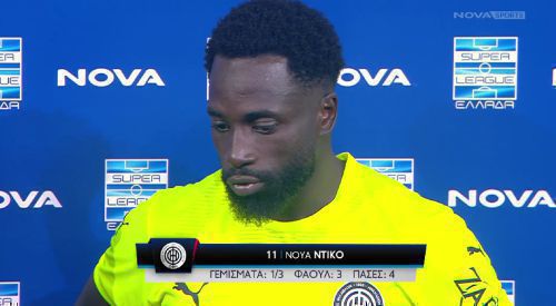 Ντίκο: «Δε μείναμε συγκεντρωμένοι μετά το 0-1»
