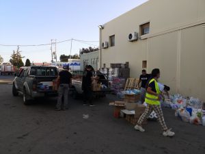 Οι Κρήτες-4 παρέδωσαν τη βοήθεια για τους σεισμόπληκτους